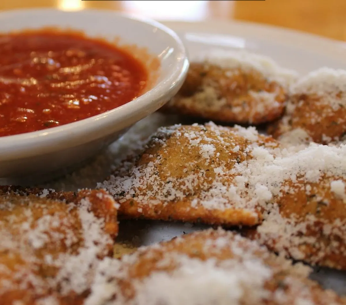 a close up of food on a plate